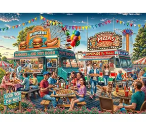 BlueBird Puzzle Mobile Snack Bar / 1000 Teile / ab 14 Jahren