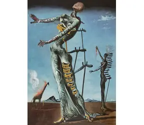 BlueBird Puzzle Salvador Dalí - Brennende Giraffe / 1000 Teile / ab 14 Jahren