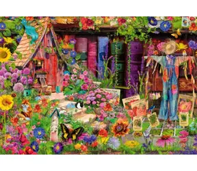 BlueBird Puzzle Vogelscheuchengarten / 2000 Teile / ab 14 Jahren