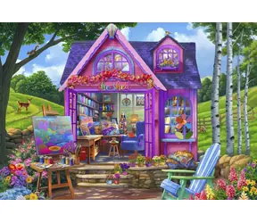 BlueBird Puzzle Studio im Ferienhaus / 1000 Teile / ab 14 Jahren