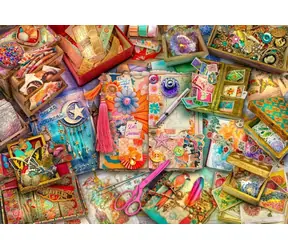BlueBird Puzzle-Tagebuch-Tischmacher / 1000 Teile / ab 14 Jahren