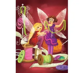 BlueBird Puzzle Nähfeen / 300 Teile / ab 9 Jahren