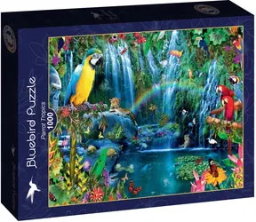 BlueBird Puzzle Tropische Papageien / 1000 Teile / ab 14 Jahren