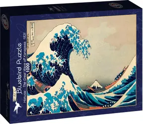 BlueBird Puzzle Die große Welle vor der Küste von Kanagawa / 1000 Teile / ab 14 Jahren