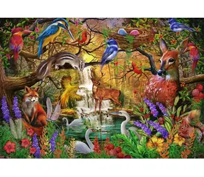 BlueBird Puzzle Goldener Wald / 1000 Teile / ab 14 Jahren