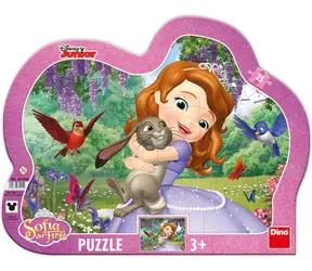 Dino Puzzle Disney Sofia und Tiere / 25 Teile / ab 4 Jahren