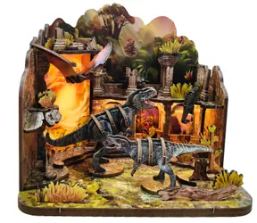 2Kids Toys Miniaturhaus Dinosaurierburg