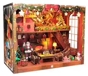 2Kids Toys Miniaturhaus Frohe Weihnachten
