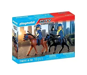 Playmobil City Action 71877 Berittene Polizei / Anzahl der Teile: 18 / ab 4 Jahren