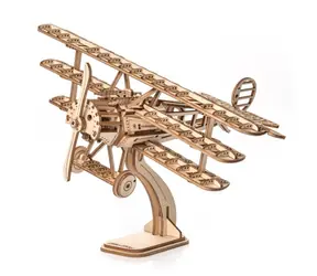 Little Story 3D-Holzpuzzle Flugzeug Dreidecker