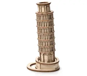 Little Story 3D-Holzpuzzle Schiefer Turm von Pisa