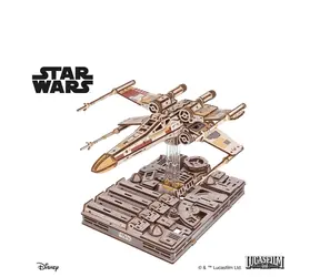 Ugears 3D-Holzpuzzle Star Wars Luke Skywalker X-Wing-Kämpfer