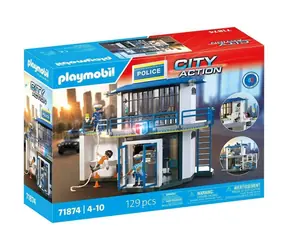 Playmobil City Action 71874 Polizeistation mit Ermittlungsraum / Anzahl der Teile: 129 / ab 4 Jahren