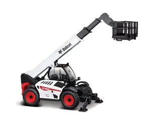 Bburago Construction Bobcat Teleskoplader mit Arbeitsbühne 1:50
