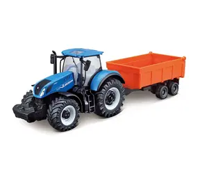 Bburago FARMLAND New Holland T7.315 HD Traktor mit Kippanhänger / 10 cm / ab 3 Jahren