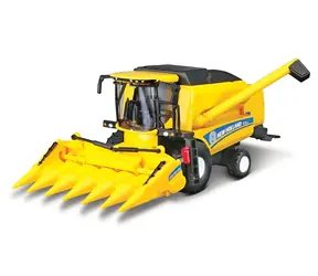Bburago FARMLAND New Holland TC5.90 Mähdrescher mit Maisgebiss / 18 cm / ab 3 Jahren