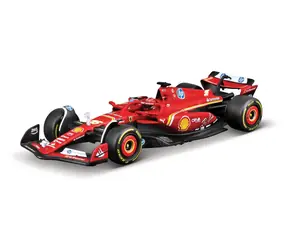 Bburago RACE Formel F1 in einer dekorativen Box - Ferrari SF-24 (2024) #16 Charles Leclerc / 1:43 / ab 14 Jahren