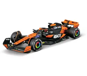 Bburago RACE Formel F1 in einer dekorativen Box - McLaren MCL38 (2024) #81 Oscar Piastri / 1:43 / ab 14 Jahren