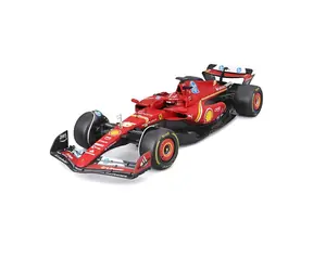 Bburago FORMULA RACING Ferrari SF-24 (2024) in dekorativer Box #16 Charles Leclerc
