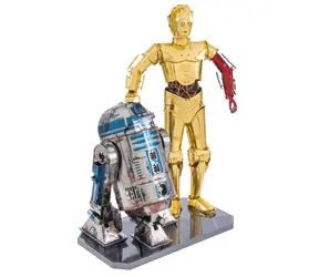Metal Earth 3D-Puzzle Star Wars: R2-D2 und C-3PO / Deluxe-Set / 130 Teile / ab 14 Jahren