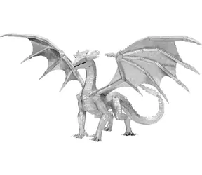 Metal Earth 3D-Puzzle Premium Serie: Stahldrache / 223 Teile / ab 14 Jahren