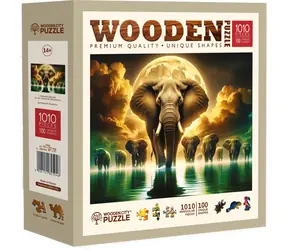 Wooden City Holzpuzzle Elefantenträume 1010 Teile / ab 14 Jahren