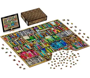 Wooden City Holzpuzzle Bibliothek 4000 Teile / ab 14 Jahren