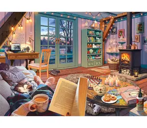 Wooden City Holzpuzzle Gemütliches Häuschen 505 Teile / ab 14 Jahren