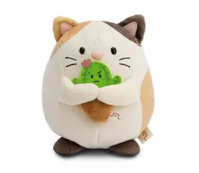 Nici Plüschtier MyMochi Angy die Katze 27 cm mit Kaktus / ab 0 Monaten