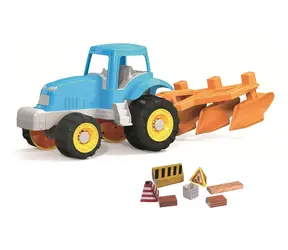 Androni Millennium Traktor mit funktionsfähigem Pflug - Länge 43 cm / ab 10 Monaten