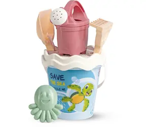 Androni RECYCLING PASTEL Ocean Sand Set mit Krug - mittel / ab 10 Monaten
