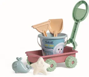 Androni RECYCLING PASTEL Ocean Sand Set mit Wagen / ab 10 Monaten