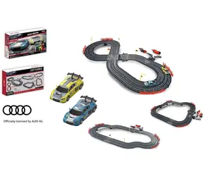 MaDe 26629 - Audi-Modellauto-Rennbahn, 320 cm / USB / ab 8 Jahren