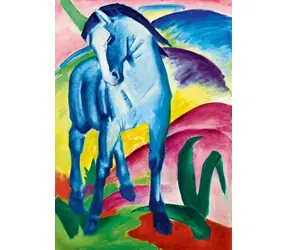BlueBird Puzzle Blaues Pferd / 1000 Teile / ab 14 Jahren