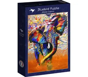 BlueBird Puzzle Afrikanische Farben / 1000 Teile / ab 14 Jahren