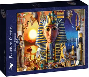 BlueBird Puzzle Ägyptische Schätze / 1000 Teile / ab 14 Jahren