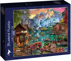 BlueBird Puzzle Pragser Wildsee, Italien / 1000 Teile / ab 14 Jahren