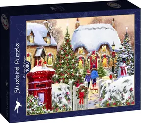 BlueBird Puzzle Winterhütte / 1000 Teile / ab 14 Jahren