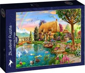 BlueBird Puzzle Cottage am See / 1000 Teile / ab 14 Jahren