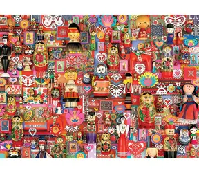 COBBLE HILL Puzzle-Puppen / 1000 Teile / ab 14 Jahren