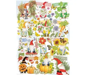 COBBLE HILL Puzzle Das lustige Leben der Zwerge / 1000 Teile / ab 14 Jahren