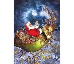 COBBLE HILL Puzzle „Frohe Weihnachten an euch alle“ / 1000 Teile / ab 14 Jahren