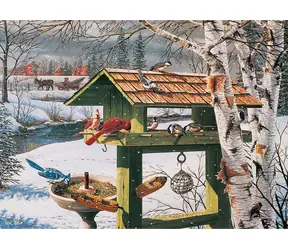 COBBLE HILL Puzzle „Gartenbankett“ / 1000 Teile / ab 14 Jahren