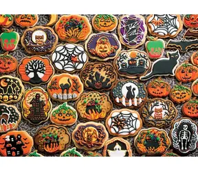 COBBLE HILL Puzzle Halloween-Kekse / 1000 Teile / ab 14 Jahren