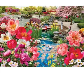 Kopfsteinpflaster-Puzzle Japanischer Garten / 1000 Teile / ab 14 Jahren