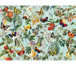 COBBLE HILL Puzzle Früchte und Schmetterlinge / 1000 Teile / ab 14 Jahren