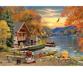 COBBLE HILL Puzzle „Seeidyll“ / 1000 Teile / ab 14 Jahren