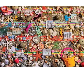 Kopfsteinpflaster-Puzzle Strandszene / 1000 Teile / ab 14 Jahren