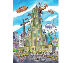 COBBLE HILL Puzzle DoodleTown: Empire State / 1000 Teile / ab 14 Jahren