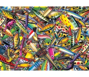 COBBLE HILL Puzzle Angeln Glitzer / 1000 Teile / ab 14 Jahren